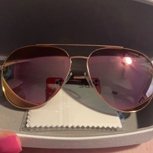 Michael kors avaitor sunglasses rose gold